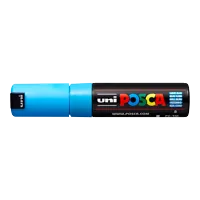 Dekorační popisovač Posca PC-7M, 4,5 - 5,5 mm, světle modrá (8) (1)