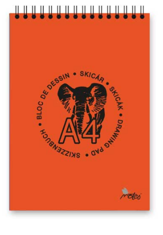 Levně Skicák spirála A4 20 listů
