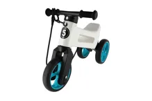 Odrážedlo Funny Wheels Rider SuperSport 2v1 bílé-tyrkysové, krabice (6)