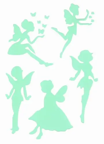 Šablona Silhouette 03 - Fairies