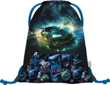 Sáček na obuv BAAGL s kapsou - Závodní auto