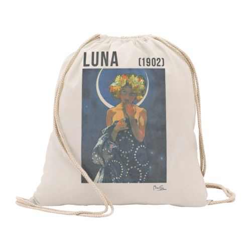 Plátěný sáček Alfons Mucha - Luna