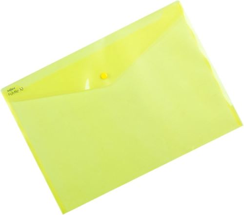 Spisové desky Snopake A4 druk TIM 206 - průhledné žluté