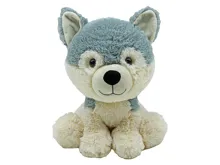 Plyšový husky sedící 30 cm
