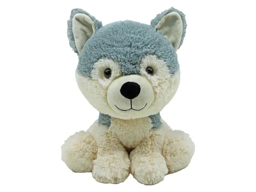 Plyšový husky sedící 30 cm