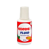 Opravný lak Kores Fluid 20ml štěteček Opravný lak Kores Fluid 20ml štěteček