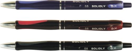 Kuličkové pero Solidly color - mix tmavých barev