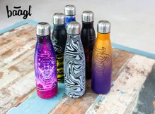 Termoláhev BAAGL 500 ml kovové víčko Gradient žluto-fialová (5)