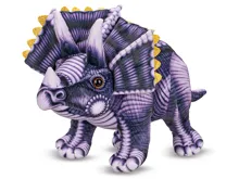 Plyšový triceratops stojící 35 cm