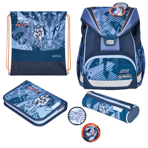 Školní set Herlitz UltraLight Plus Tech Mech 4dílný