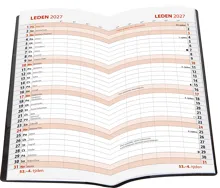 Měsíční diář 2027 Aria lamino Listy (1)