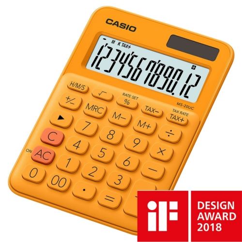 Kalkulačka stolní CASIO MS 20 UC RG