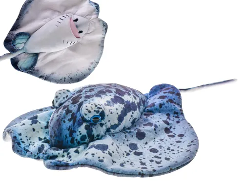 Plyšový rejnok 55 cm - modrý