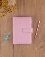 Týdenní diář 2027 Notique Refill kroužkový 12,5 x 19 cm pudrově růžový (2)