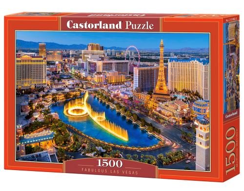 Puzzle Castorland 1500 dílků - Báječné Las Vegas
