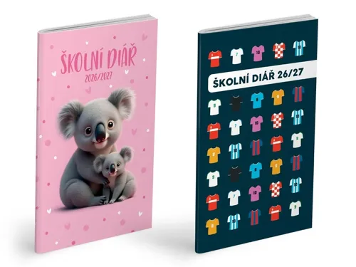 Školní diář týdenní MFP 2026-2027 TS102 Lamino mix