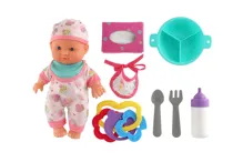 Panenka miminko pevné tělo s doplňky 22 cm (2)