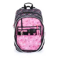 Školní batoh Bagmaster Alfa 21 A Black/Pink Pejsek + gumovací pero Pilot Frixion (7)