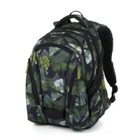 Studentský batohový set Bagmaster BAG 26 A ZELENO-ŠEDÝ (batoh,pouzdro) (7)
