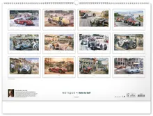 Nástěnný kalendář 2027 Notique Oldtimers – Václav Zapadlík, 64 x 42 cm (13)