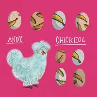 Nástěnný kalendář poznámkový 2027 Notique Chicken Artists, 30 x 30 cm (8)