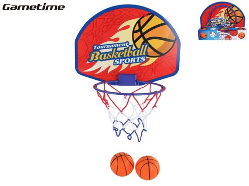 Basketbalový koš Gametime 17 × 28 × 21 cm se 2 míči