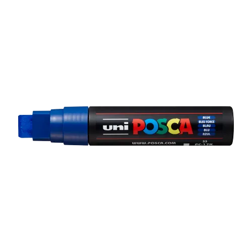 Dekorační popisovač Posca PC-17K, 15 mm, modrá (33)