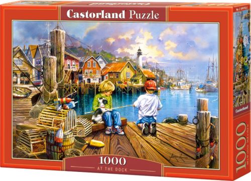 Puzzle Castorland 1000 dílků - Děti v doku