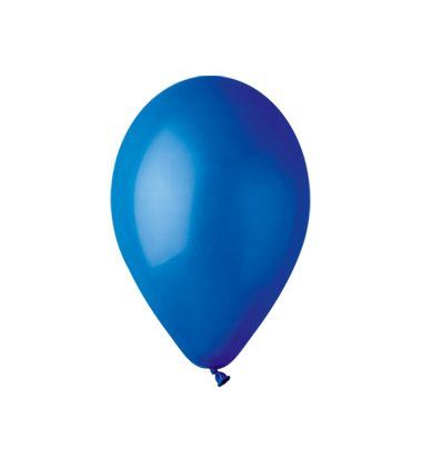 Balónky nafukovací průměr 26cm – pastelová tmavě modrá, 100 ks