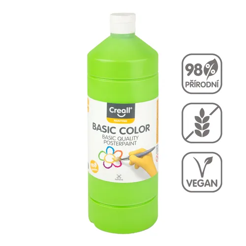 Temperová barva Creall, 500 ml, světle zelená