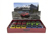 Auto Kinsmart Jeep Wrangler 2018 pevná střecha 12,5 cm na zpětné natažení - mix barev (1)