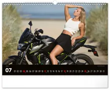 Nástěnný kalendář 2027 Notique Girls & Bikes, 48 x 33 cm (7)