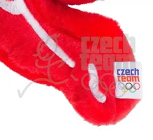 Plyšák Český olympijský tým - Maskot Emil, červený (1)