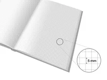 Záznamová kniha A5 MFP 100ls, čtvereček - barevné puntíky (1)
