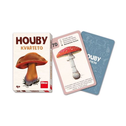 Karty Kvarteto - Houby