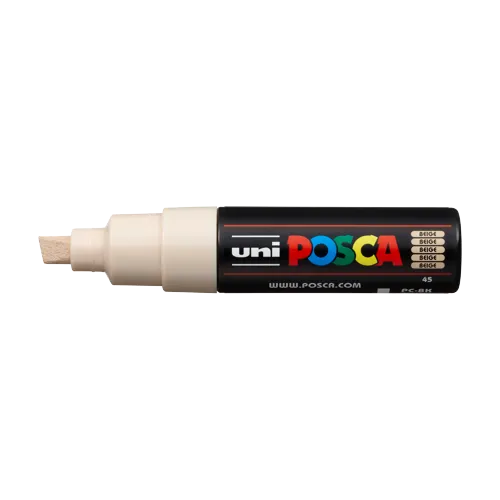 Dekorační popisovač Posca PC-8K, 8 mm, béžová (45)