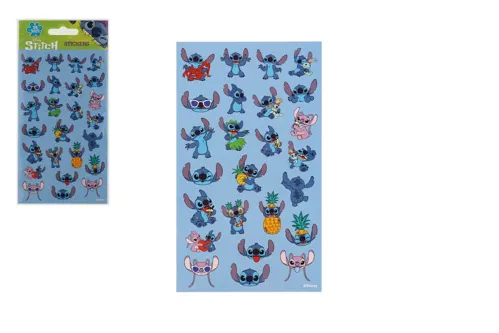 Samolepky Lilo a Stitch modré 25ks ve fólii