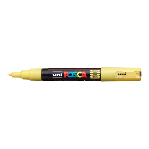 Dekorační popisovač Posca PC-1M, žlutá (2), 0,7 - 1,0 mm
