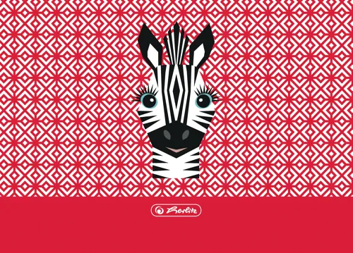 Desky na číslice Herlitz B5 - Zebra