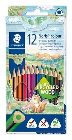 Sada pastelek STAEDTLER Noris Colour, trojúhelníkový tvar, 12 barev