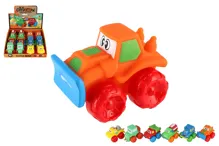 Auto stavební pro nejmenší 7 × 7 cm na volný chod - mix motivů