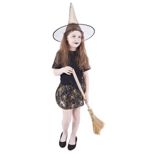 Čarodějnická sukně s kloboukem, dětská