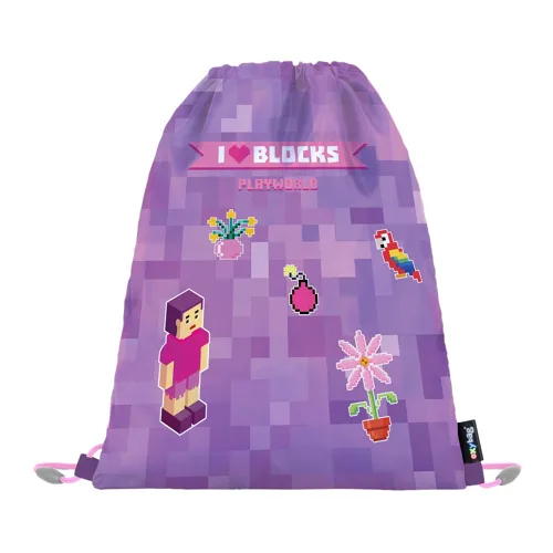 Sáček na cvičky Playworld Girl - Karton P+P