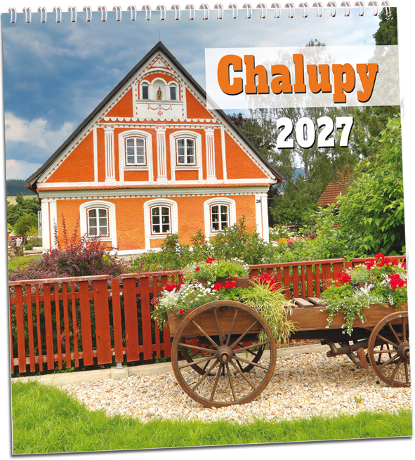 Levně Nástěnný kalendář 2027 Aria Chalupy