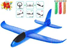 Letadlo pěnové Sun Fun 48 cm - mix barev
