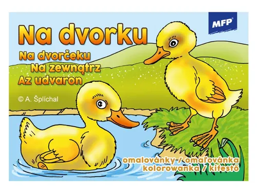 Omalovánky A5 MFP - Na dvorku