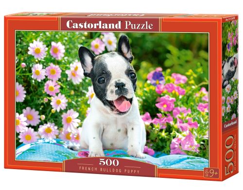 Puzzle Castorland 500 dílků - Francouzský buldoček