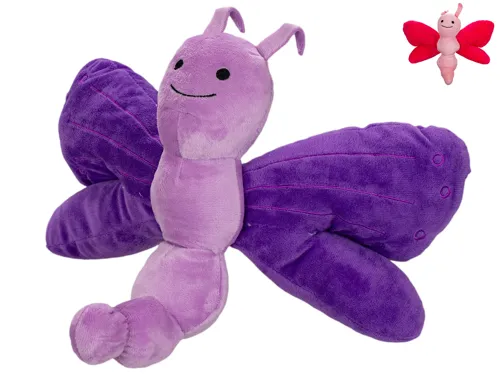 Plyšový motýl 34 cm - mix barev