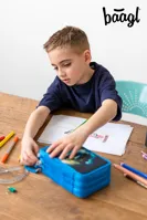 Školní penál třípatrový Baagl Závodní auto (6)