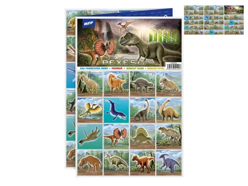 Pexeso papírové Dinosauři, 32 dvojic